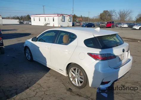 2017 Lexus Ct 200H из США, поврежденный, VIN JTHKD5BH2H2294240